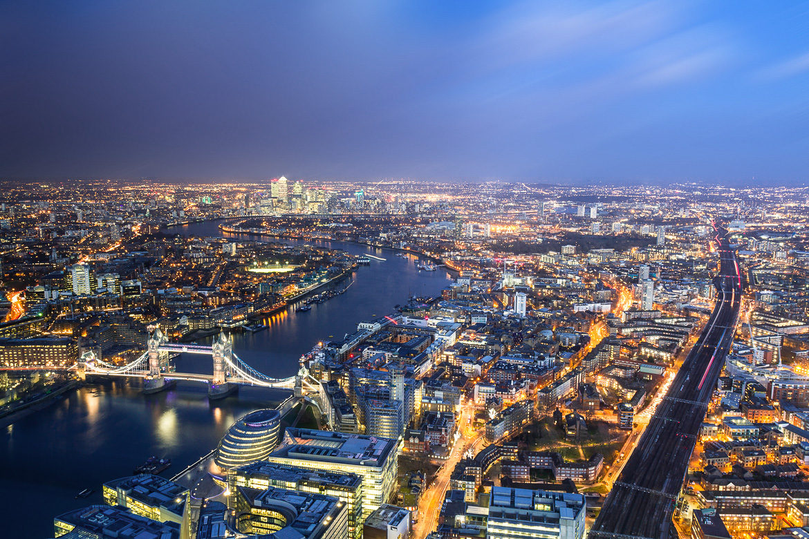 Aerial View Of London